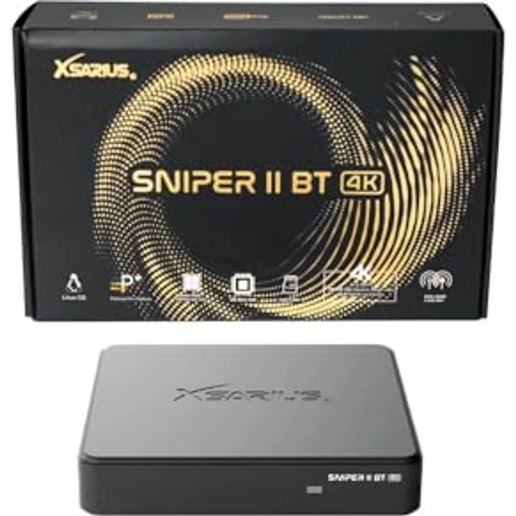 Xsarius Sniper 2 Bluetooth 4K - UHD Linux Mediastreamer, Unterhaltungserlebnis mit schnellem Start in 15 Sekunden, blau – Bild 3