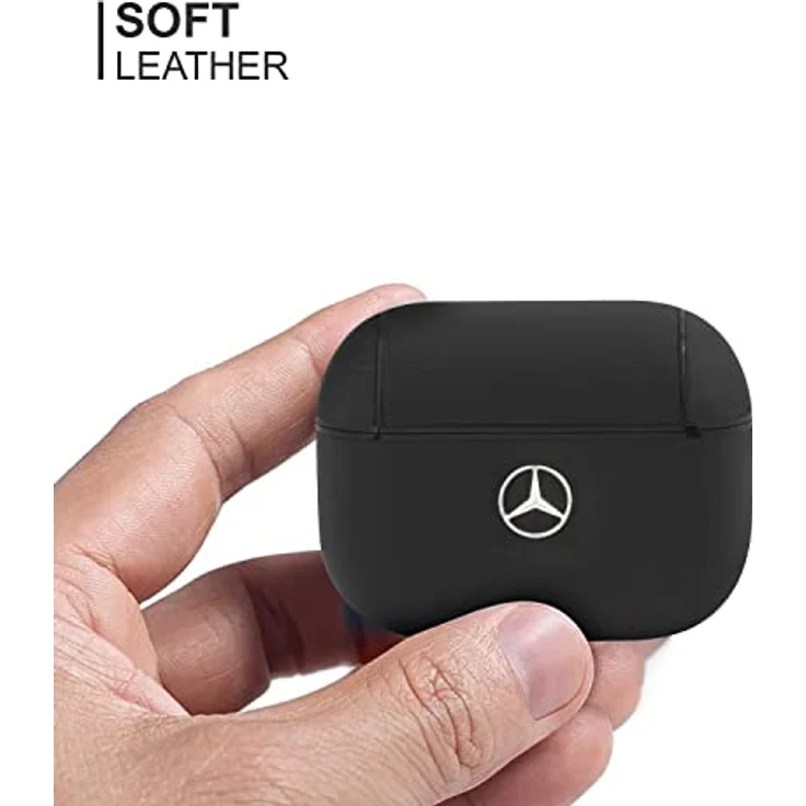 CG MOBILE Mercedes MEAPCSLBK Electronic Line Hülle für AirPods Pro Cover Schwarz, Kompatibel mit Mercedes, Exzellenter Schutz – Bild 2