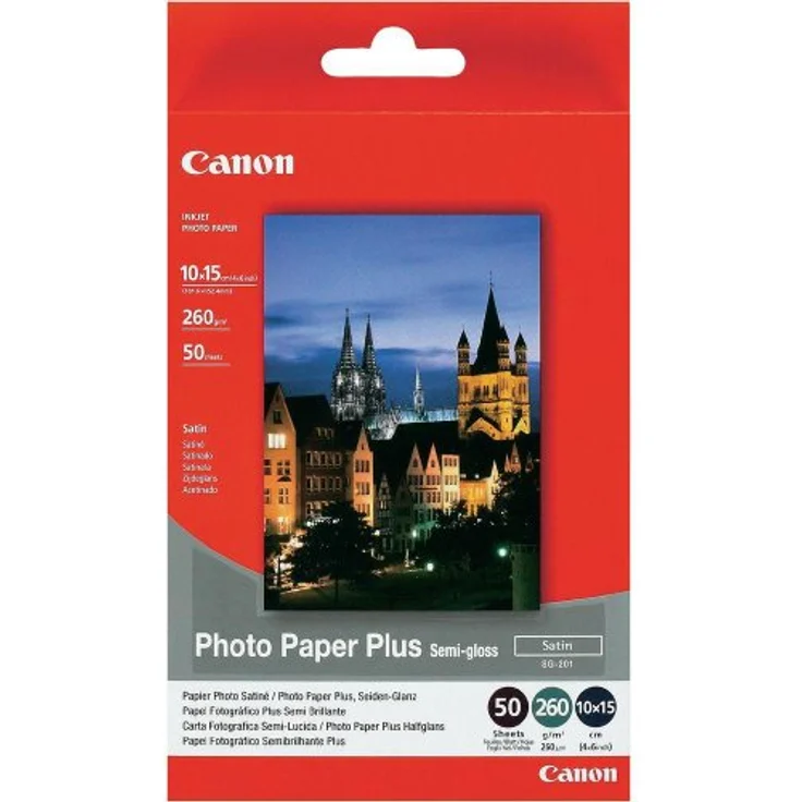 Canon SG-201 Fotopapier Plus Seidenglanz, matt (260 g-qm), A4, 20 Blatt – Bild 2