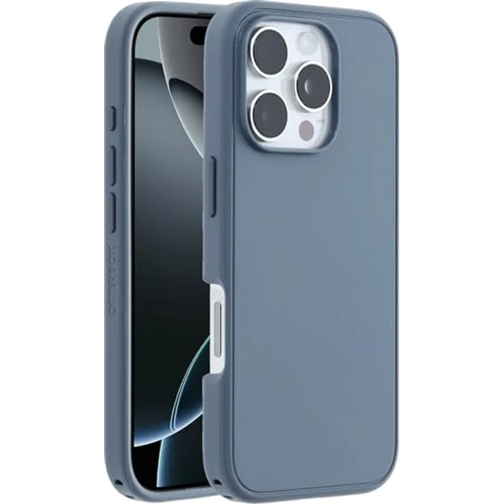 OtterBox Symmetry Series MagSafe Hülle für iPhone 16 Pro, stoßfest, Blau – Bild 1