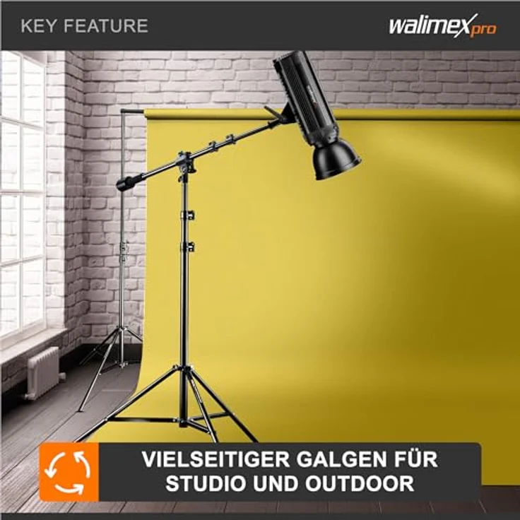 walimex pro Galgen mit Gegengewicht, 100-170cm – Bild 3