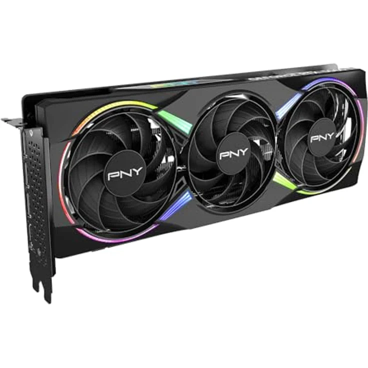 PNY GEFORCE RTX™ 5060 Ti, 16GB ARGB Overclocked Grafikkarte mit Triple Fan und DLSS 4 – Bild 2