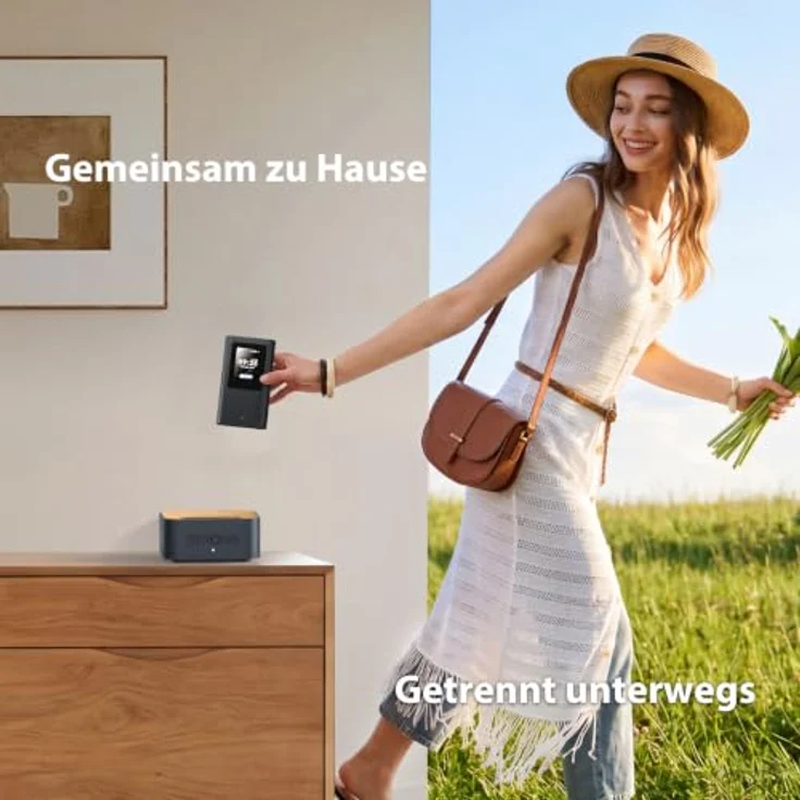 Strong 5G HOPI HOME WI-FI DOCKING (2-PACK), Mobiles Breitband- und Heim-Wi-Fi-System mit 5G-Mobil-Hotspot, Wi-Fi 6, bis zu 3.4 Gbps Download, 254 Geräte Unterstützung, Dual-Band, 6.1 cm LCD-Touchscreen – Bild 3