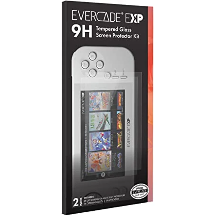 Evercade EXP Tempered Glass Screen Protector – Bild 1