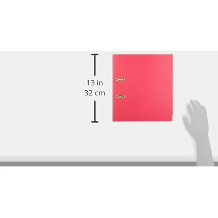 Falken PP-Color-Ordner A4 Rücken 50mm mit Einsteckschild Pink - Extrem strapazierfähig und FSC zertifiziert – Bild 7
