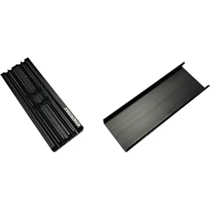 Enermax M.2 2280 SSD Aluminium Kühlkörper für PS5/PC; doppelseitig inkl. Wärmeleitpads; ESC001-B, schwarz – Bild 4