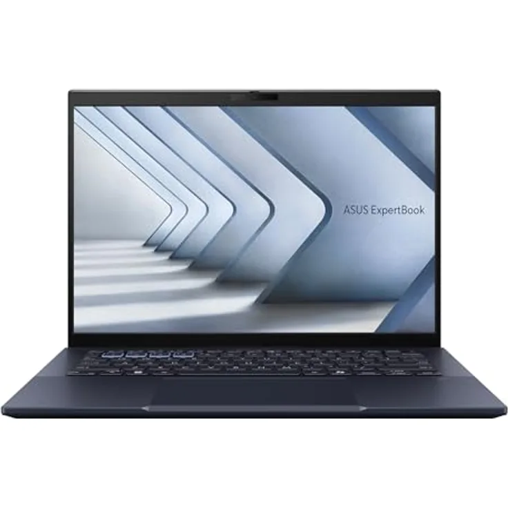 ASUS ExpertBook B5 B5404CMA-Q70103X Intel Core Ultra 7 155U Laptop 35,6 cm (14") WUXGA 32 GB DDR5-SDRAM 1 TB SSD Wi-Fi 6E (802.11ax) Windows 11 Pro Schwarz, Business-Laptop mit scharfem 14 Zoll Display und leistungsstarker Intel Core Ultra 7 155U CPU