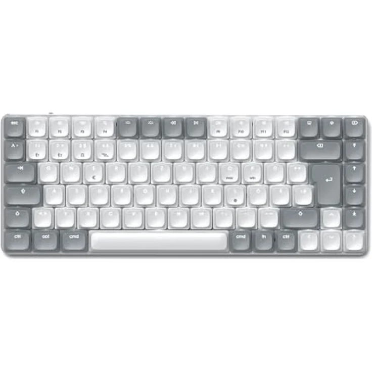 Satechi SM1 Slim ST-KSM1LT-DE, Tastatur ohne Ziffernblock, Deutsch Layout, GrauChrom, kompatibel mit Mac/Windows – Bild 2