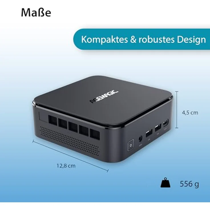 VALE ACEMAGIC E3C Mini-PC Intel i5-1235U, 16 GB RAM, 512 GB SSD, leiser Büro-PC mit Wi-Fi 6 und Windows 11 Pro – Bild 6