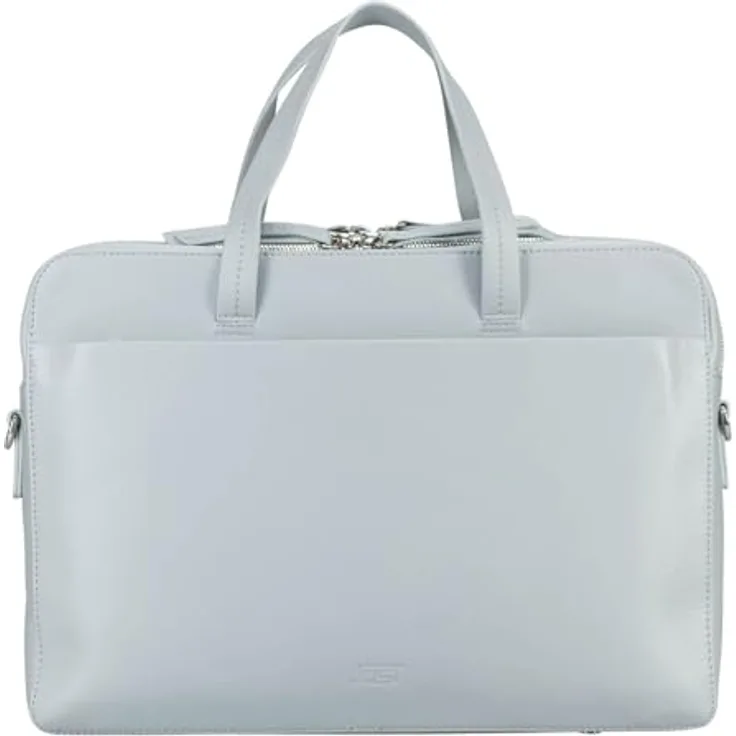 Jost Arva Aktentasche, 100% Leder mit Laptopfach, 36 cm, blau