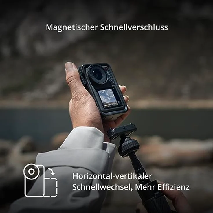DJI Osmo Action 4 Standard-Combo – 4K/120fps wasserdichte Action-Kamera mit einem 1/1,3-Zoll-Sensor, atemberaubende Low-Light-Aufnahmen, 10-Bit- und D-Log M-Farbleistung, langlebiger 1.770 mAh-Akku – Bild 3