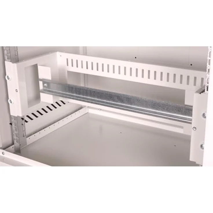 ROLINE 19-Zoll Hutschienenträger 4 HE, 175x483x215 HxBxT, für Hutschienengeräte, einfache Kabeldurchführung – Bild 4
