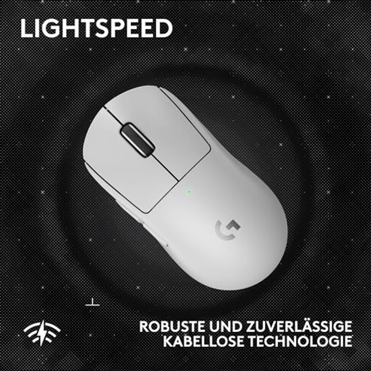 Logitech PRO X SUPERLIGHT 2 SE, kabellose Maus mit 5 Tasten, ergonomischer Form, weiss – Bild 4