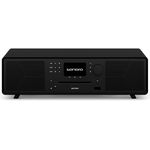 sonoro MEISTERSTÜCK (Gen.2) Kompaktanlage mit CD Player, Bluetooth & Internetradio (Airplay, Chromecast, Spotify, Tidal, FM, DAB+, USB) Matt Schwarz