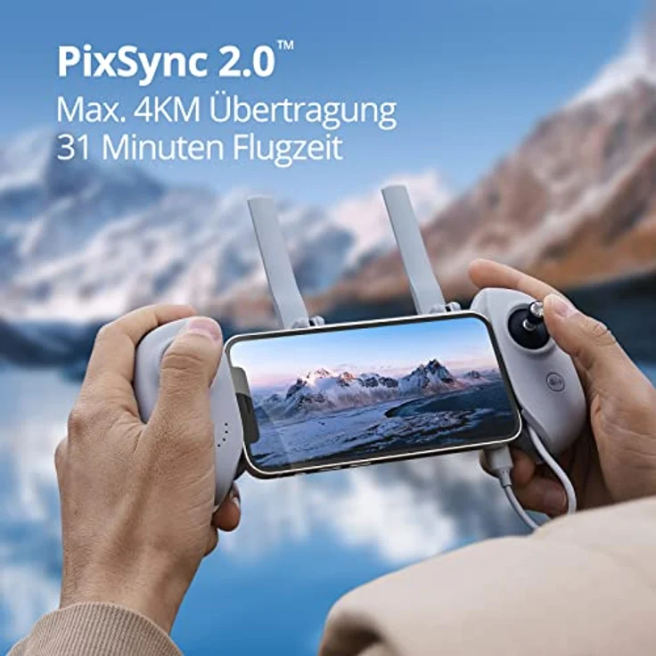 Potensic ATOM SE GPS Drohne Kamera 4K, 4KM FPV Übertragung, unter 249g, EIS 12MP Foto, RC Quadrocopter, Follow-Me/Rückkehr, 31Mins Flugzeit für Anfänger Erwachsener – Bild 5