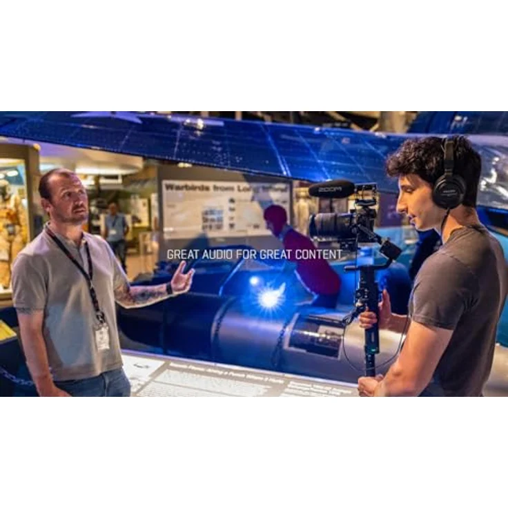 Zoom ZSG-1 Richtmikrofon für Kameras und Smartphones, schwarz - Verbessert den Klang von Smartphone-Videoaufnahmen – Bild 5