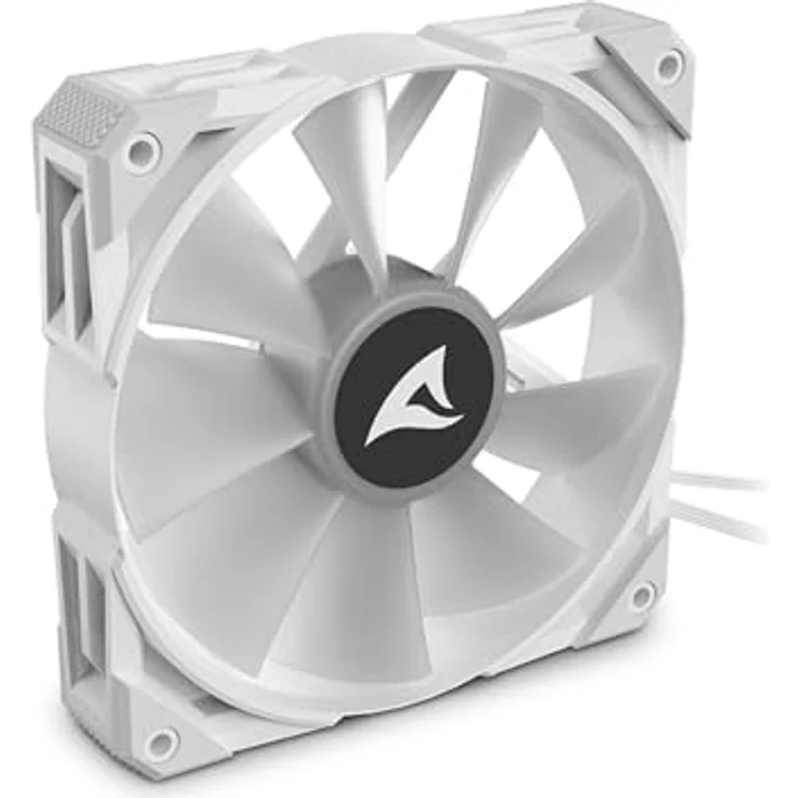 Sharkoon Gehäuselüfter Rebel F50 PWM, 120mm Lüfter, 600-2000 U/min, 35 dB, verschraubte Befestigung – Bild 3