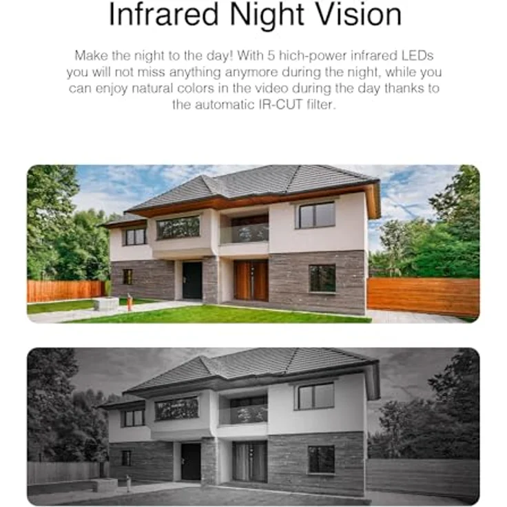 INSTAR IN-9808 4K IP Überwachungskamera außen schwarz, AI-Personenerkennung, IR-Nachtsicht, LAN/WLAN/PoE, HomeKit-kompatibel, NDAA/TAA-konform – Bild 5