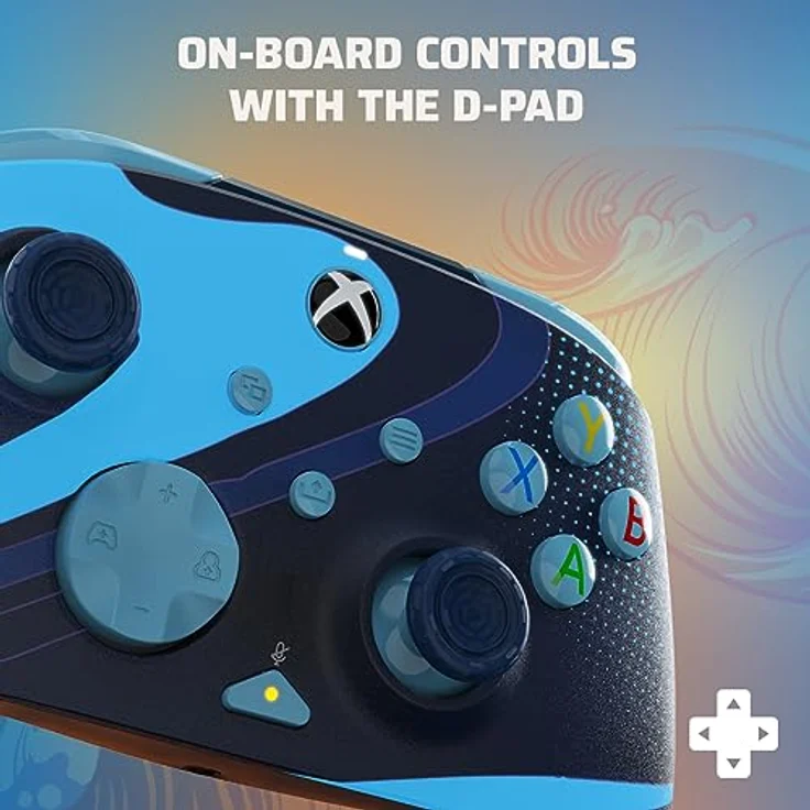 PDP LLC REMATCH GLOW Advanced Wired Controller, Blue Tide, mit programmierbaren Rücktasten und 8-Fuß-USB-C-Kabel für PC, Xbox One, Series S, X – Bild 6