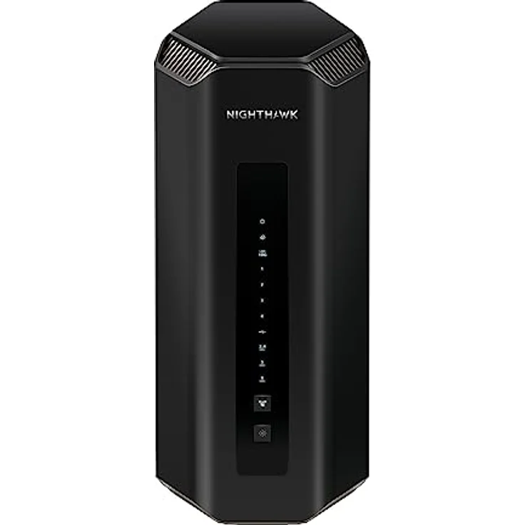 NETGEAR Nighthawk Tri-Band WiFi 7-Router (RS700S) - BE19000 WLAN-Geschwindigkeit (bis zu 19 GBit/s) - Abdeckung von bis zu 325 m², 200 Geräte - 10-Gig-Internetanschluss – Bild 1