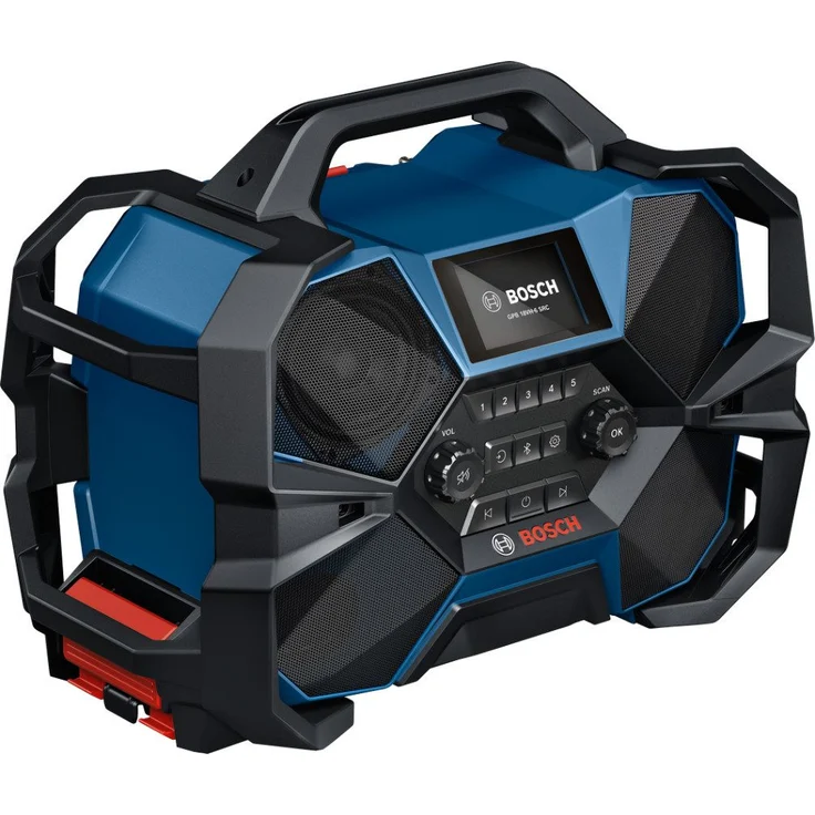 BOSCH Bosch Radio GPB 18VH-6 SRC Professional Radio DAB+ Baustellenradio mit Ladefunktion, Bluetooth und L-BOXX-Kompatibilität – Bild 1