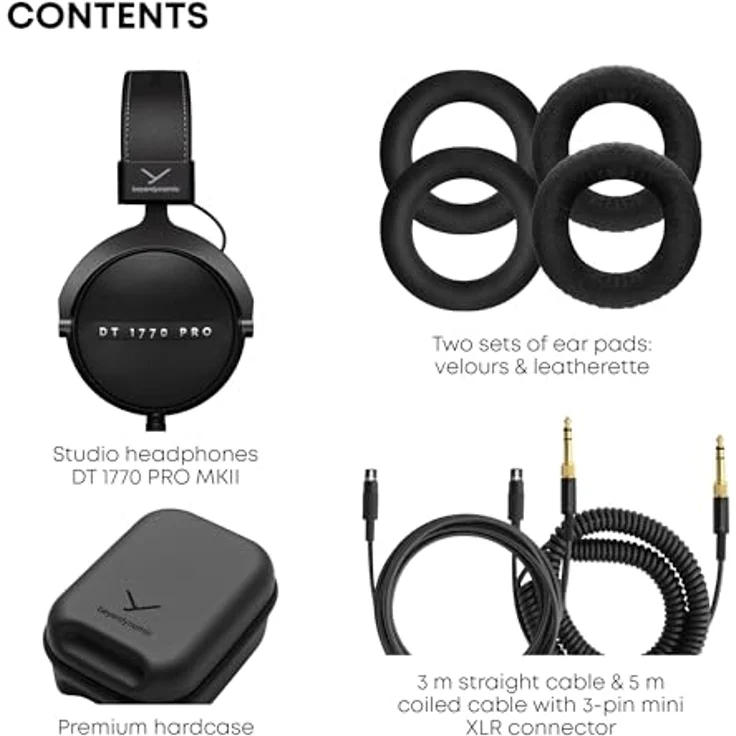 beyerdynamic DT 1770 PRO MKII Premium-Tesla-Studiokophörer (geschlossen) - Made in Germany, TESLA.45-Treiber, exzellenter Tragekomfort – Bild 2