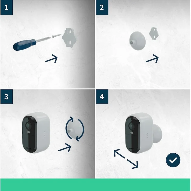 Arlo Essential 2K Outdoor Überwachungskamera Doppelpack Ip-Kamera – Bild 3