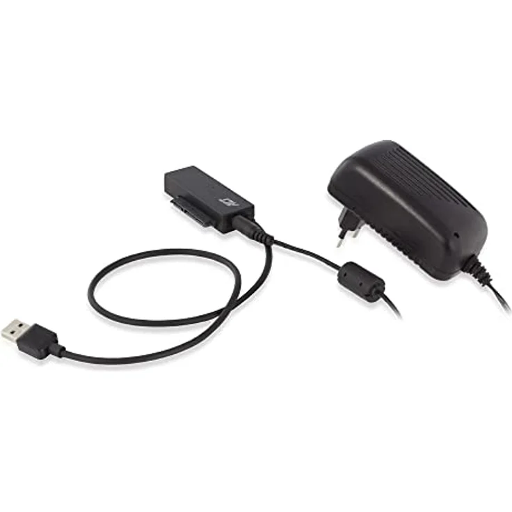 ACT USB SATA Adapter für 2,5/3,5" Festplatten/SSD, inkl. 12V 2A Netzteil für 3,5" Laufwerke, USB 3.2, unterstützt UASP – AC1515 – Bild 3