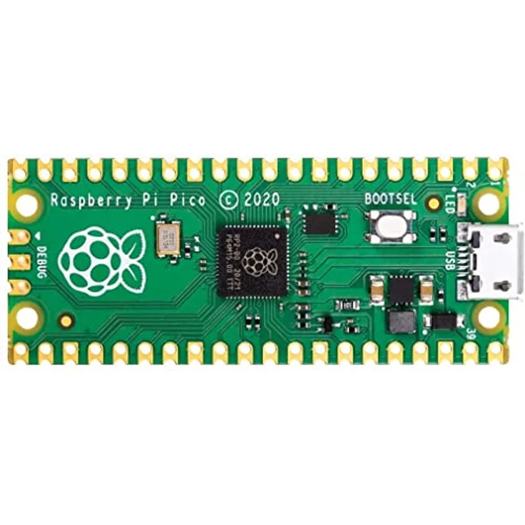 Raspberry Pi Pico, Dual-Core ARM Cortex M0+ Mainboard mit 264KB SRAM und 2MB Flash-Speicher – Bild 1