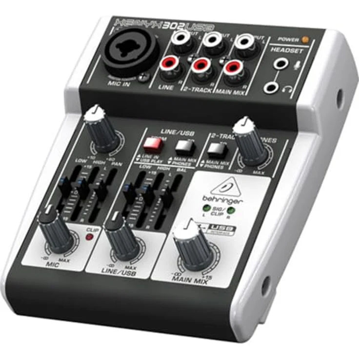 Behringer XENYX 302USB 5-Input Mixer mit XENYX Mic Preamp und eingebautem USB Audio Interface – Bild 3