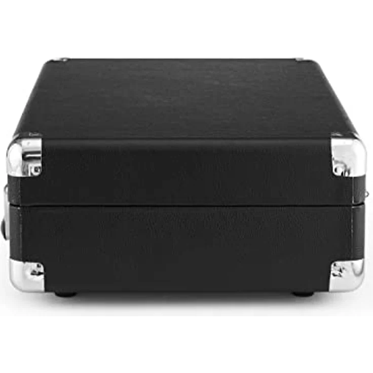 Crosley Cruiser Plus Plattenspieler mit 2 Lautsprecher, Bluetooth In & Out und Aux 3 Speed Retro Schallplattenspieler - Für 7", 10" und 12" Vinyl - Tragbar mit Integriertem Koffer - Schwarz – Bild 3