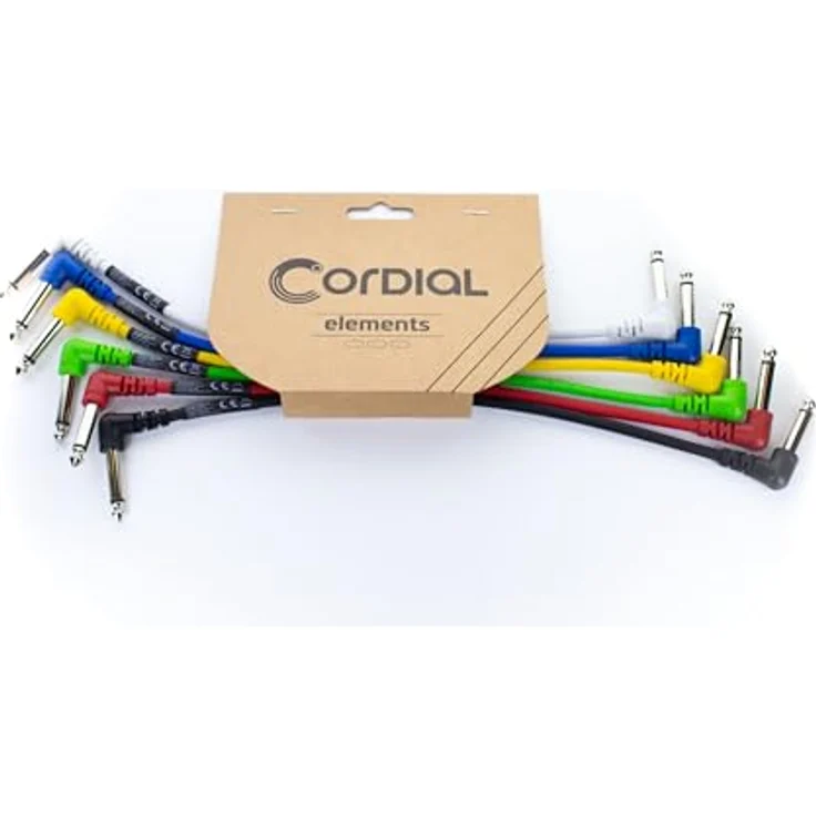 Cordial EI Pack 1, Stereo Patchkabel mono 0,15 m, Hochwertige Audioverarbeitung – Bild 1