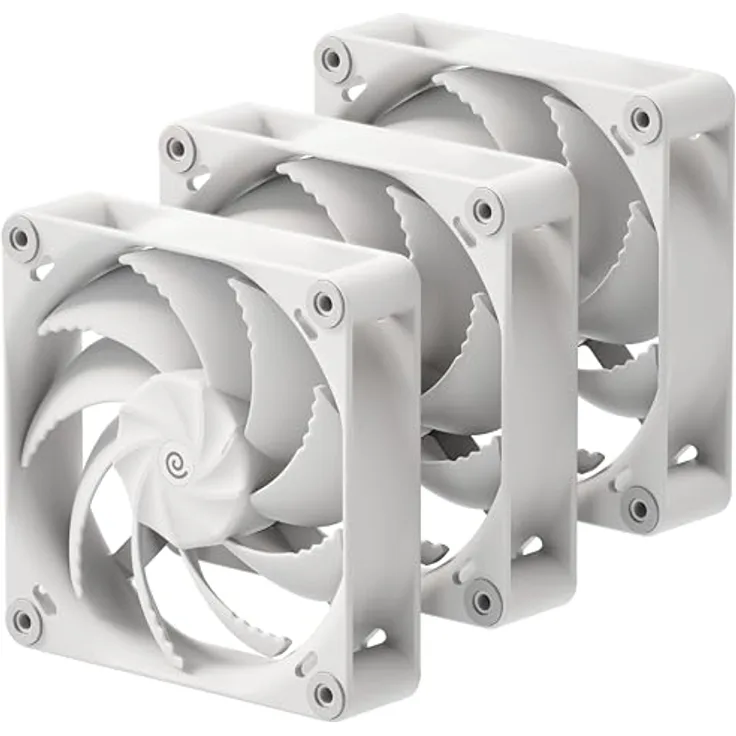 Havn H12 PWM Lüfter, 3er Pack, 120mm, effizient und leise, weiss