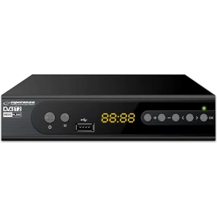 Esperanza EV106R, Digitaler DVB-T2 Tuner H.265/HEVC für digitales Fernsehen – Bild 1