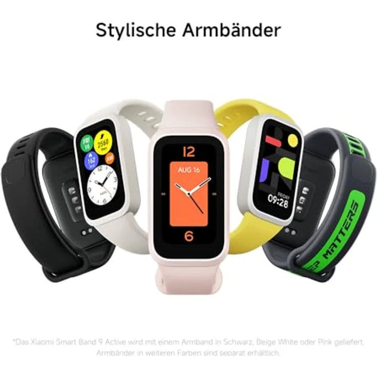 XIAOMI Smart Band 9 Active pink, 1,47 AMOLED-Display, 18 Tage Akkulaufzeit – Bild 6