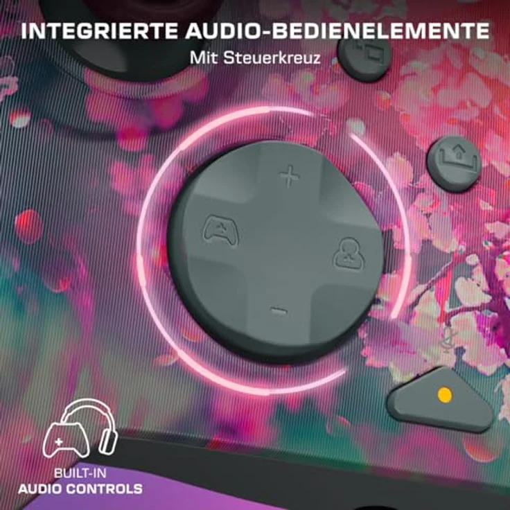 Turtle Beach REMATCH ADVANCED Wired Controller, Hall-Effekt-Hair-Trigger, zuweisbare Schnellauslösetasten, integrierte Audio-Bedienelemente, pink – Bild 4