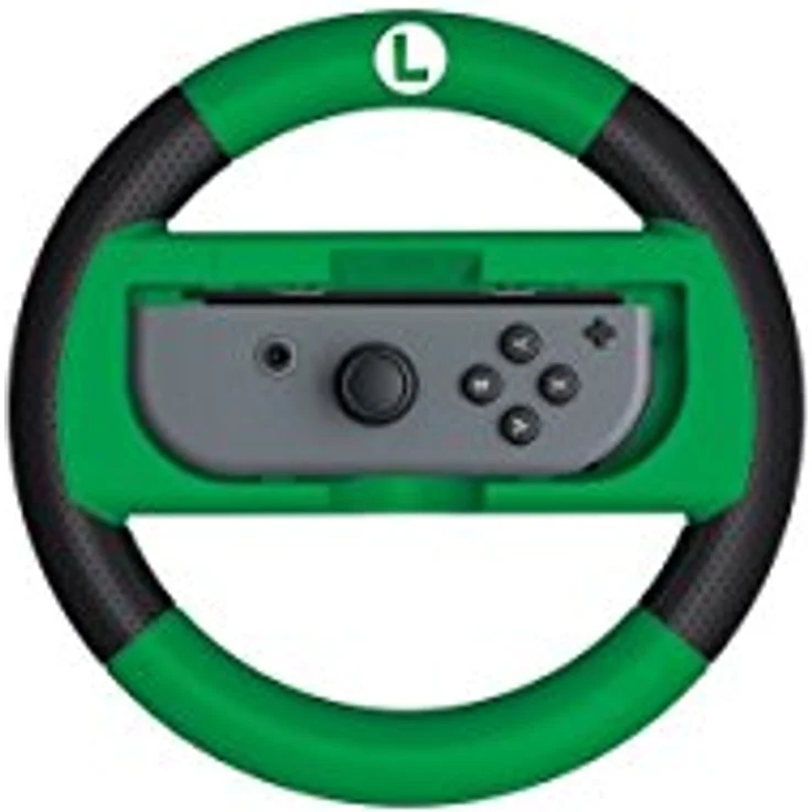 HORI NSW-055U Nintendo Switch Mario Kart 8 Deluxe Lenkrad (Luigi Version) - Preisvergleich – Bild 2