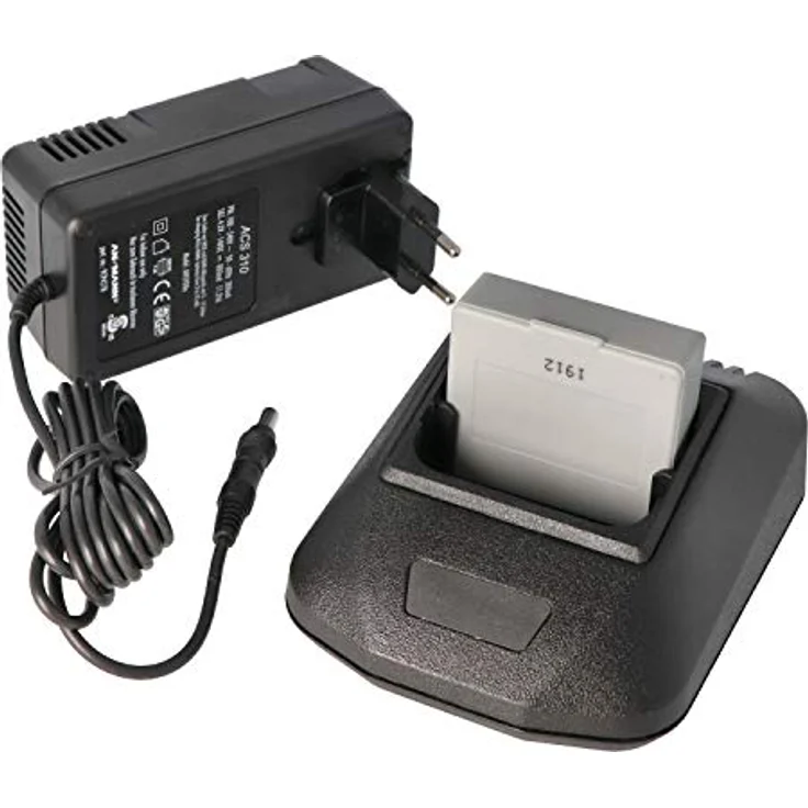 AccuCell Akku und Ladegerät passend für Hetronic NM13HA Akku 68300990, 68300600, FBH300 3,6 Volt 700-2200mAh – Bild 1