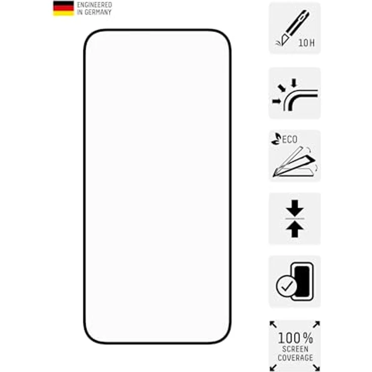 Displex Premium Starterset für iPhone 15 Plus - MagSafe Silikonhülle, 10H Displayglas, Schnellladegerät - Schwarz – Bild 4