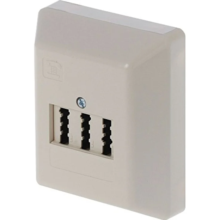 Rutenbeck TAE 2x6/6 NFF AP Telefon-Anschlussdose – Bild 2