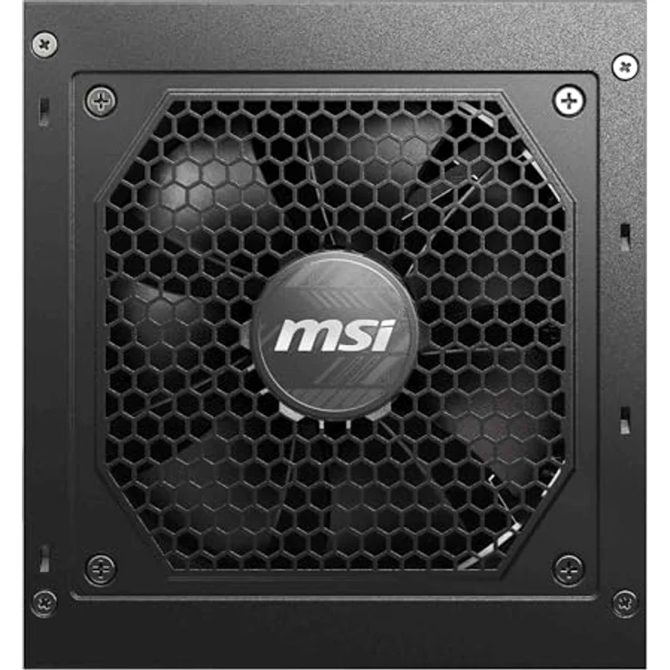 MSI MAG A750GL PCIE5 II, 750 W PC-Netzteil, 80 PLUS Gold, vollmodular, aktive Kühlung, Schwarz – Bild 3