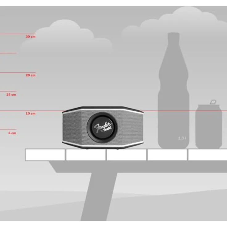 Teufel ROCKSTER GO 2 Bluetooth Speaker - Tragbarer Lautsprecher für draußen, mit Langer Akkulaufzeit (28 h), Wasserdicht IP67, Wireless Musikstreaming, USB Soundcard, Outdoor - Steel Black – Bild 2