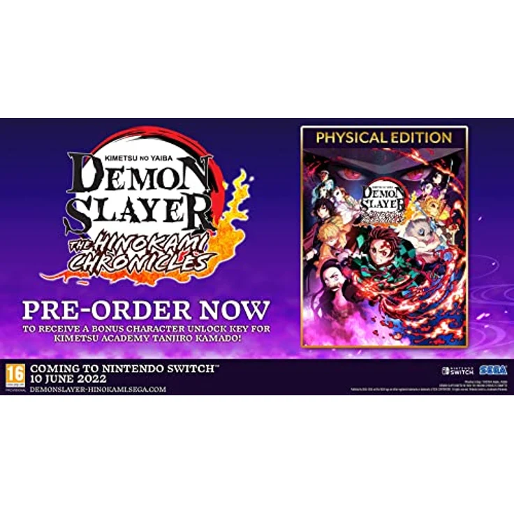 SEGA Demon Slayer - The Hinokami Chronicle, Nintendo Switch Spiel, 100% UNCUT, Deutsche Verpackung, mit Charakteren aus dem Anime – Bild 2