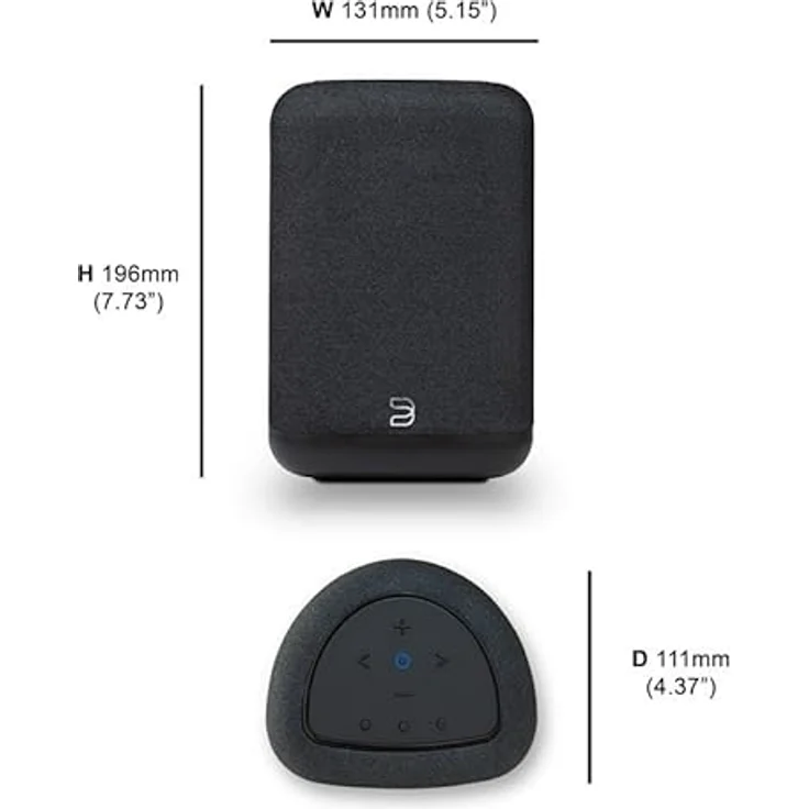 Bluesound Pulse Flex, kabelloser Bluetooth Hi-Res All-in-One-Lautsprecher mit AirPlay 2, Spotify Connect, Alexa Skills und Multiroom-Audio – (Schwarz) – Bild 5