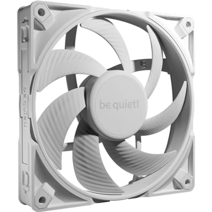 be quiet! Silent Wings Pro 4 140mm PWM White Lüfter, optimierte Lüfterblätter, außergewöhnlich hohe Performance, Speed Switch ermöglicht den Wechsel der maximalen PWM-Drehzahl, 6-Pol-Lüftermotor – Bild 1
