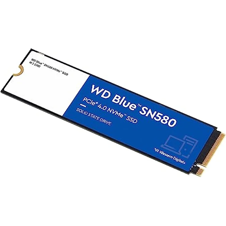 WD Blue SN580 2TB M.2 NVMe SSD, PCIe Gen4 x4, mit bis zu 4.150 MB/s Lesegeschwindigkeit – Bild 3
