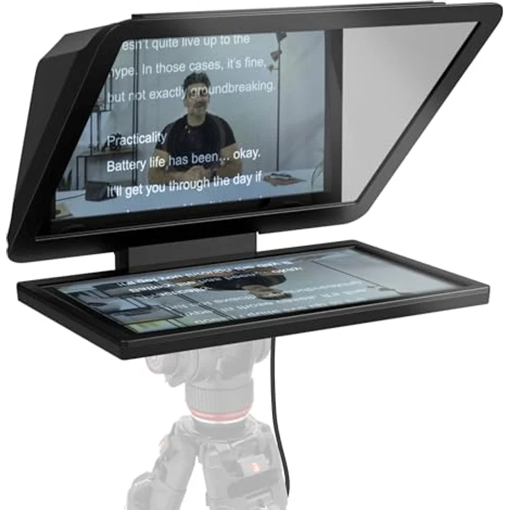 Elgato Prompter XL, vollformatiger Teleprompter mit 15,6"-Full HD Display, abnehmbar und Voice Sync – Bild 1