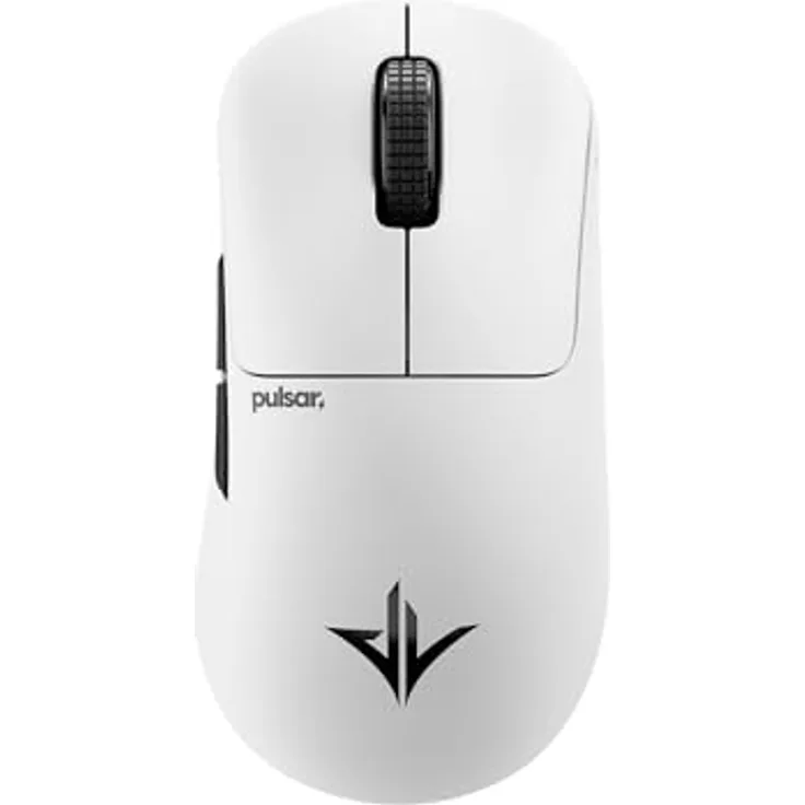 Pulsar [Pro Series] JV-X, Wireless Gaming Maus mit 32.000 DPI Sensor, Ultraleicht (56g), Weiß