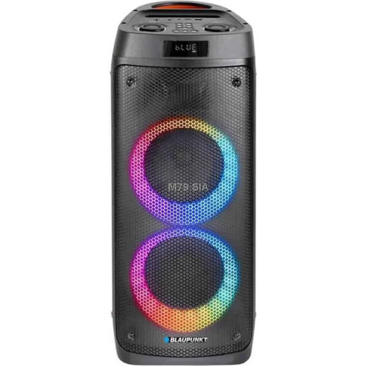 Blaupunkt PB05DB, Bluetooth Partybox melna mit portabler Musiksystem-Funktion und leistungsstarkem Lautsprecher