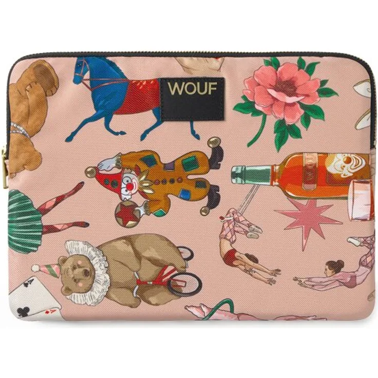 Wouf Daily Tablethülle 29 cm, rosa, aus 100% Polyester